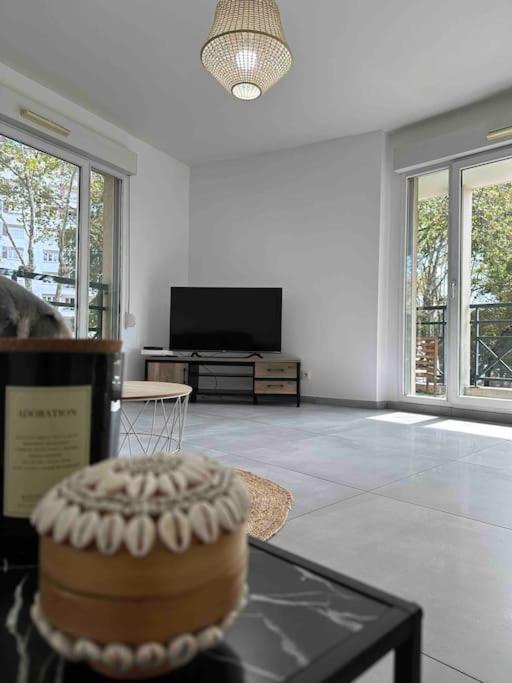 Charmant T3 Moderne Climatise Villeurbanne Luaran gambar
